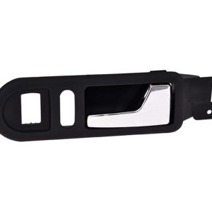 MANIJA INTERIOR VW GOLF 00-06/JETTA A4 99-07/CLASICO 08-15  CON HOYO PARA SEGURO Y CRISTAL NEGRA/CROMO PLASTICO VIDRIO ELECTRICO HUSHAN Derecho Delantera