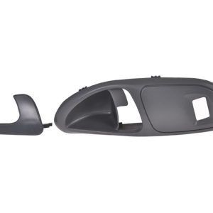 MANIJA INTERIOR VW POINTER 00-05  CON HOYO PARA CRISTAL CON BISEL GRIS PLASTICO HUSHAN Derecho Trasera