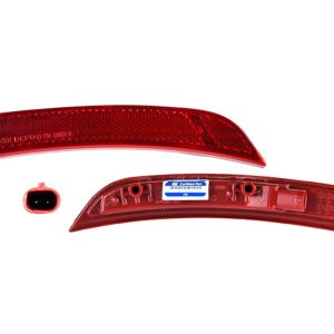 CUARTO REFLEJANTE TRASERO LATERAL DG CHARGER 15-22 RT/SRT HELLCAT V8 8 CILINDROS 5.7/6.2L 4 PUERTAS C/LEDS DEPO DER