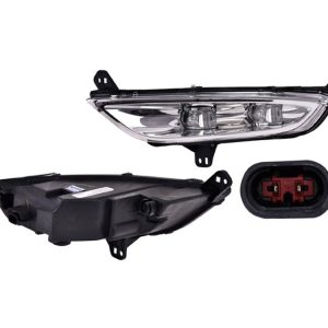 FARO NIEBLA CR 200 15-16 FONDO CROMADO C/LEDS C/FOCO DEPO IZQ