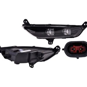 FARO NIEBLA CR 200 15-16 FONDO NEGRO C/LEDS C/FOCO DEPO IZQ