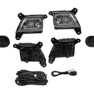 JUEGO FARO NIEBLA CV CHEYENNE/SILVERADO 19-20 C/CABLES C/LEDS CN