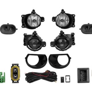 JUEGO FARO NIEBLA CV S-10 17 C/PARRILLA NEGRA