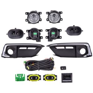 JUEGO FARO NIEBLA HD CIVIC 19-20 FILO CROMADO C/REJILLA C/CABLES CN