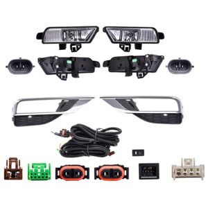 JUEGO FARO NIEBLA HD CR-V 15-16 C/REJILLA FILO CROMADO CN