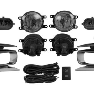 JUEGO FARO NIEBLA TY SIENNA 18-20 C/FILO CROMADO C/CABLES C/FOCO CN