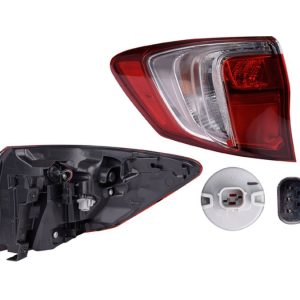 CALAVERA EXTERIOR AC RDX 16-18 C/LEDS DEPO IZQ