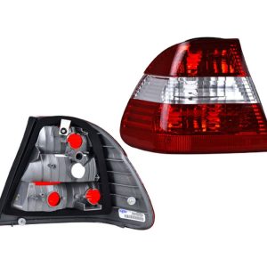 CALAVERA EXTERIOR BW SERIE 3 02-05 4 PUERTAS BLANCO/ROJO S/FOCO DEPO IZQ