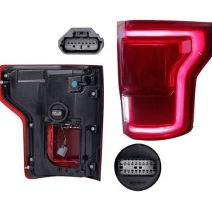 CALAVERA FD F-150 PLATINUM 15-17 C/LEDS P/SENSOR DE PUNTO CIEGO DEPO DER