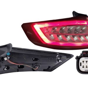 CALAVERA EXTERIOR FD EDGE TITANIUM/SPORT 15-18 C/LEDS DEPO IZQ