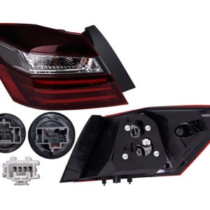 CALAVERA EXTERIOR HD ACCORD 16-17 C/LEDS DEPO IZQ