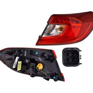 CALAVERA EXTERIOR HD ACCORD 18-22 4 PUERTAS C/LEDS DEPO DER