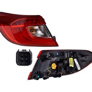 CALAVERA EXTERIOR HD ACCORD 18-22 4 PUERTAS C/LEDS DEPO IZQ