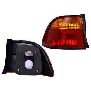 CALAVERA EXTERIOR HD CIVIC 99-00 4 PUERTAS AMBAR/ROJO C/FOCO DEPO IZQ