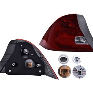 CALAVERA HD CIVIC 01-03 2 PUERTAS C/FOCO DEPO IZQ