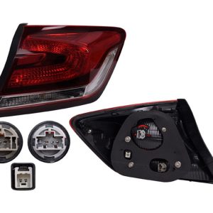 CALAVERA EXTERIOR HD CIVIC 13 4 PUERTAS C/FOCO DEPO DER