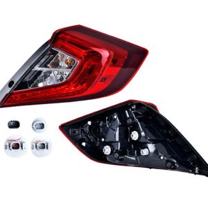 CALAVERA EXTERIOR HD CIVIC 16-20 4 PUERTAS C/LEDS DEPO DER