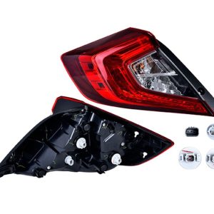 CALAVERA EXTERIOR HD CIVIC 16-20 4 PUERTAS C/LEDS DEPO IZQ