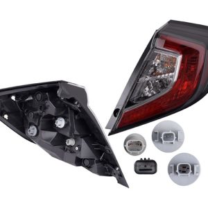 CALAVERA EXTERIOR HD CIVIC TYPE R 17-20 5 PUERTAS C/LEDS DEPO DER