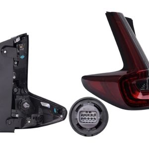 CALAVERA EXTERIOR HD CR-V 20-21 OBSCURA C/LEDS C/FOCO DEPO IZQ