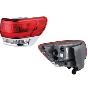 CALAVERA EXTERIOR JP GRAND CHEROKEE 14-21 FILO CROMADO C/LEDS DEPO DER