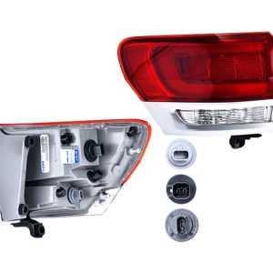 CALAVERA EXTERIOR JP GRAND CHEROKEE 14-20 FILO GRIS C/LEDS DEPO IZQ