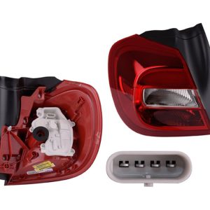 CALAVERA EXTERIOR MC CLASE GLA 250 15-19 AMERICANA C/LEDS C/FOCO DEPO IZQ