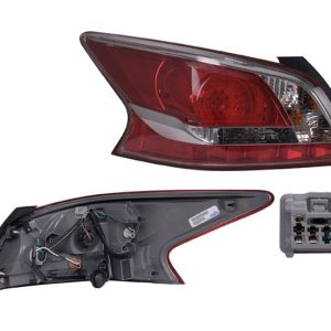 CALAVERA NS ALTIMA 13-16 4 PUERTAS FILO ROJO C/LEDS DEPO IZQ