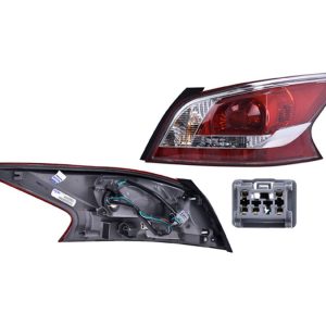 CALAVERA NS ALTIMA 13-16 4 PUERTAS FILO ROJO C/FOCO DEPO DER