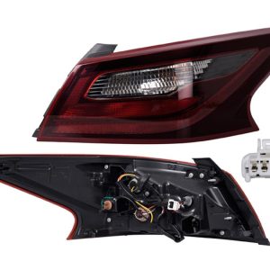 CALAVERA EXTERIOR NS ALTIMA 17-18 ROJO/NEGRO C/FOCO DEPO DER