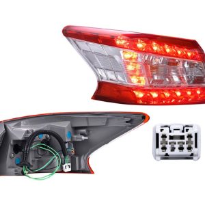 CALAVERA EXTERIOR NS SENTRA 13-16 C/LEDS DEPO IZQ
