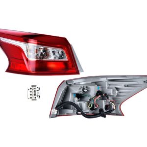 CALAVERA EXTERIOR NS SENTRA 17-19 C/LEDS DEPO IZQ