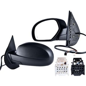 ESPEJO CV CHEYENNE 07-13 ELECTRICO ABATIBLE C/DESEMPANANTE C/DIRECCIONAL C/MEMORIA C/LUZ CORRRUGADO NEGRO PPV/SSV/HYBRID/LTZ/BASE/LS/LT/Z71 IZQ