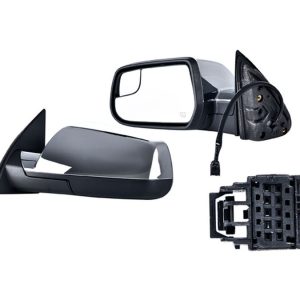 ESPEJO CV EQUINOX 10-15 ELECTRICO C/DESENPANANTE C/MEMORIA C/PUNTO CIEGO CROMADO L/LTZ/LS/LT/DENALI/SLE/SLT L4/V6 4/6 CILINDROS 2.4/3.6L 4 PUERTAS IZQ