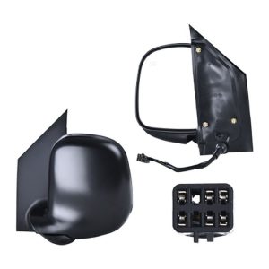 ESPEJO CV EXPRESS VAN 96-02 ELECTRICO C/DESENPANANTE NEGRO 5 PINES BASE/LS/LT/SLE/SLT/1500/2500/3500 V6/V8 6/8 CILINDROS 4.3/5.0/5.7L 3 PUERTAS IZQ