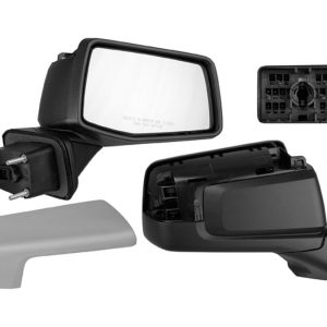 ESPEJO CV SILVERADO 19-23 ELECTRICO C/DESEMPANANTE C/SENSOR TEMPERATURA CROMADO CABINA REGULAR/DOBLE CABINA/CUSTOM/4X2/4X4 DER