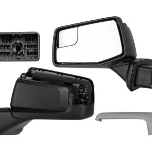 ESPEJO CV SILVERADO 19-23 ELECTRICO C/DESEMPANANTE CROMADO CABINA REGULAR/DOBLE CABINA/CUSTOM/4X2/4X4 IZQ