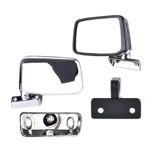 ESPEJO NS 720 81-93 TIPO JAPONES CROMADO BASE/DELUXE/SPORT TRUCK L4 4 CILINDROS 2.0/2.2/2.4/2.5L 2 PUERTAS (U.T.P) IZQ