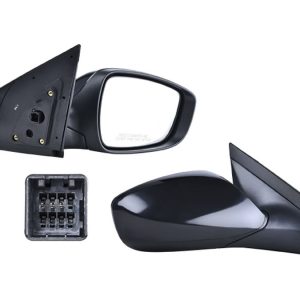 ESPEJO DG ATTITUDE 12-14 ELECTRICO NEGRO 3 PINES GL/GLS/GS/L/SE DER