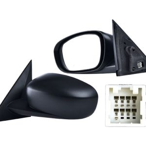 ESPEJO DG CHARGER 06-10 ELECTRICO C/DESENPANANTE CORRUGADO 5 PINES V/SRT8/SXT/RT/SE V6/V8 6/8 CILINDROS 2.7/3.5/5.7/6.1L 4 PUERTAS IZQ