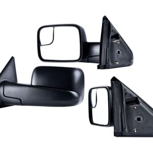 ESPEJO DG RAM 06-08 MANUAL NEGRO SRT10/SPORT/TRX4/LARAMIE/SLT/ST/SXT V6/V8 6/8CILINDROS 3.7/5.7L 2/4 PUERTAS IZQ