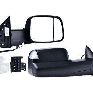 ESPEJO DG RAM 09-14 ELECTRICO C/DIRECCIONAL C/LUZ CORRUGADO SPORT/BIG HORN/LARAMIE/SLT/ST/SXT V6/V8 6/8CILINDROS 4.7/5.7/6.7L 4 PUERTAS DER