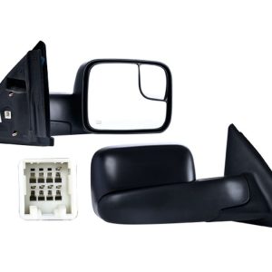 ESPEJO DG RAM 02-09 ELECTRICO C/DESENPANANTE TELESCOPICO CORRUGADO 5 PINES V/LARAMIE/SLT/ST/SXT V6/V8 6/8CILINDROS 5.7/5.9/6.7L 2/4 PUERTAS DER