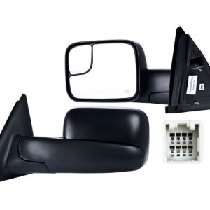 ESPEJO DG RAM 02-09 ELECTRICO C/DESENPANANTE TELESCOPICO CORRUGADO 5 PINES V/LARAMIE/SLT/ST/SXT V6/V8 6/8CILINDROS 5.7/5.9/6.7L 2/4 PUERTAS IZQ