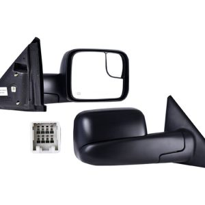 ESPEJO DG RAM 02-10 ELECTRICO C/DESENPANANTE CORRUGADO 5 PINES SPORT/TRX4/LARAMIE/SLT/ST/SXT V6/V8 6/8CILINDROS 5.7/5.9/6.7L 2/4 PUERTAS DER