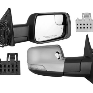 ESPEJO DG RAM 19-23 LINEA NUEVA ELECTRICO E/ABATIBLE C/DESENPANANTE C/DIRECCIONAL C/LUZ INFERIOR C/MEMORIA C/ PUNTO CIEGO CROMADO 9/8 PINES DER