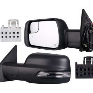 ESPEJO DG RAM 19-23 LINEA NUEVA ELECTRICO E/ABATIBLE C/DESENPANANTE C/DIRECCIONAL C/LUZ INFERIOR C/ PUNTO CIEGO CORRUGADO C/SENSOR 9/6 PINES IZQ