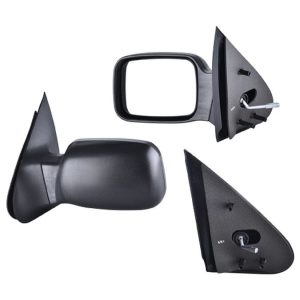 ESPEJO FD COURIER 01-12 C/CONTROL CORRUGADO NEGRO IZQ