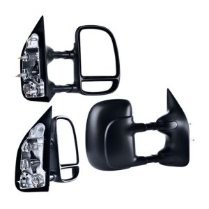 ESPEJO FD ECONOLINE 03-08 MANUAL DOBLE LUNA NEGRO BASE/XL/XLT V8 8CILINDROS 4.6/5.4L 2/3 PUERTAS DER