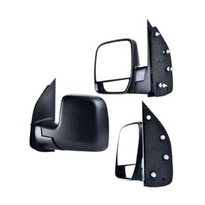 ESPEJO FD ECONOLINE 02-14 MANUAL DOBLE LUNA NEGRO BASE/XL/XLT E-150/E-250/E-350/E-450/E-550 V8 8CILINDROS 4.6/5.4L 2 PUERTAS IZQ
